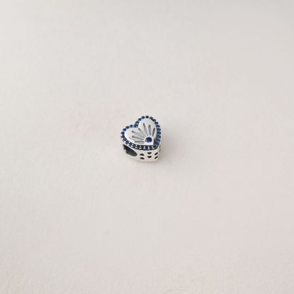 صورة charm فضة 925 على شكل قلب
