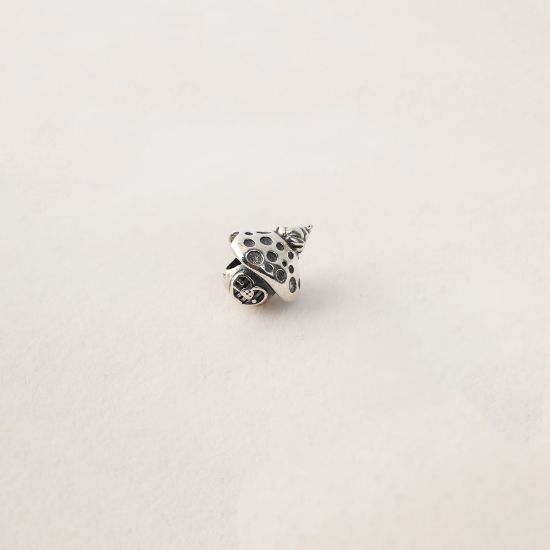 صورة charm فضة 925 على شكل بيت الفطر