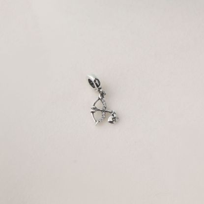 صورة charm فضة 925 على شكل سهم و قلب