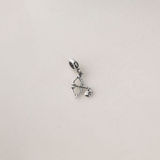 صورة charm فضة 925 على شكل سهم و قلب