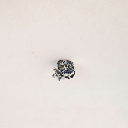صورة charm فضة 925 على شكل سنونو وغيمة
