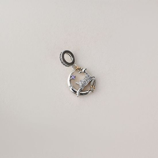 صورة charm فضة 925 على شكل نجوم