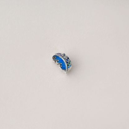 صورة charm فضة 925 على شكل ريشة