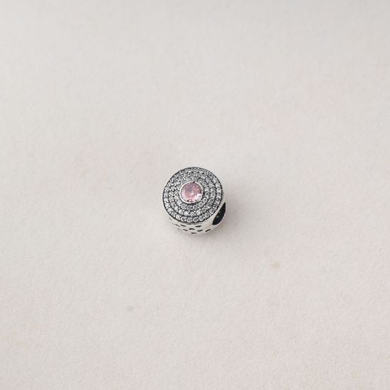صورة charm فضة 925 على شكل دائري