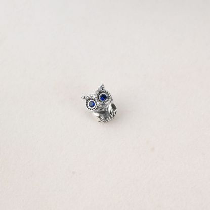 صورة charm فضة 925 على شكل بومة