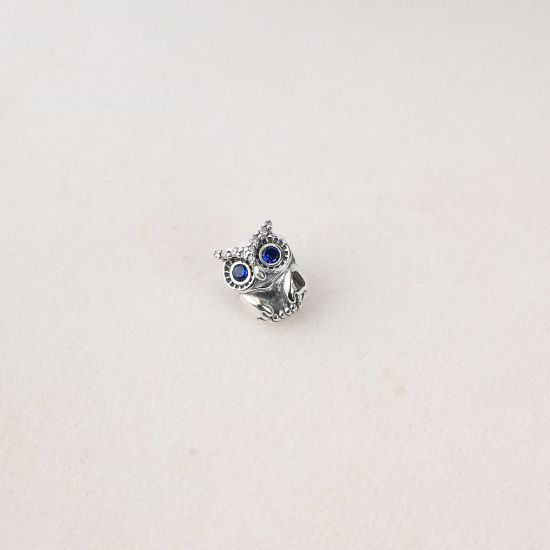 صورة charm فضة 925 على شكل بومة