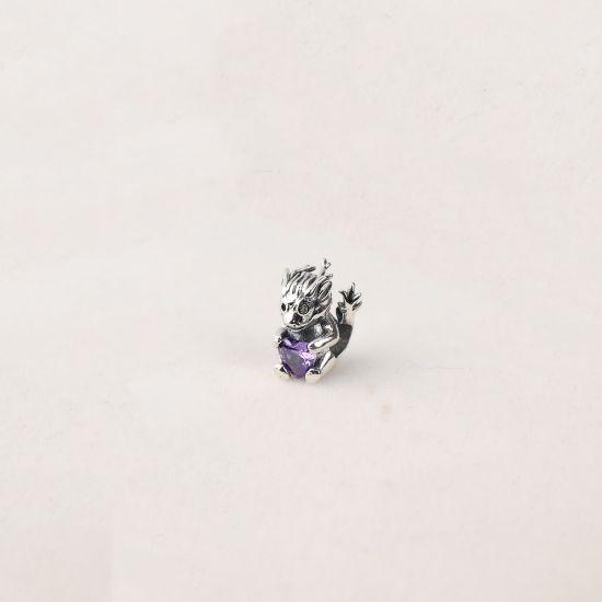 صورة charm فضة 925 على شكل سنجاب