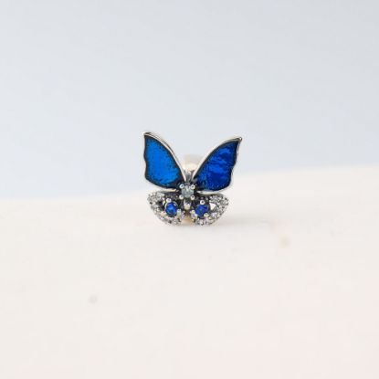 صورة charm فضة 925 على شكل فراشة