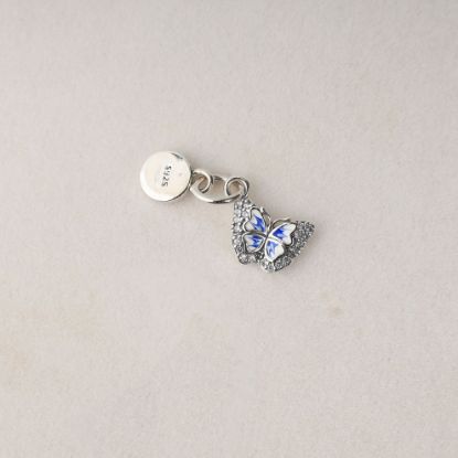 صورة charm فضة 925 على شكل فراشة