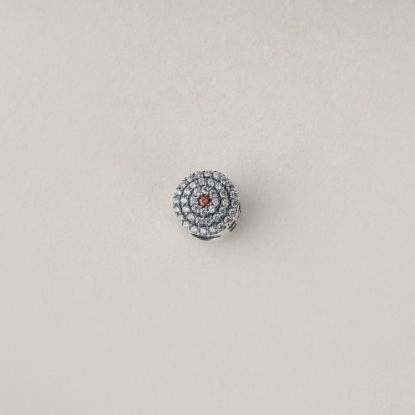 صورة charm فضة 925 على شكل دائري