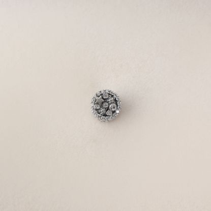 صورة charm فضة 925 على شكل دائري