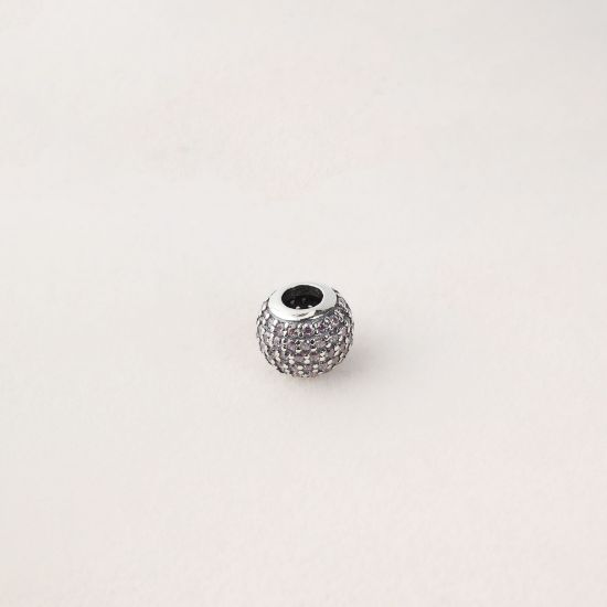 صورة charm فضة 925 على شكل دائري
