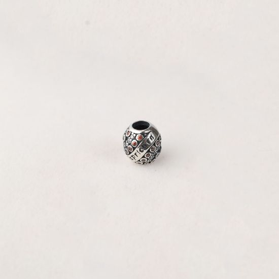 صورة charm فضة 925 على شكل دائري