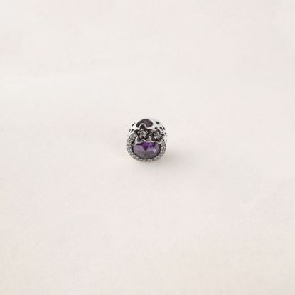 صورة charm فضة 925 على شكل وردة