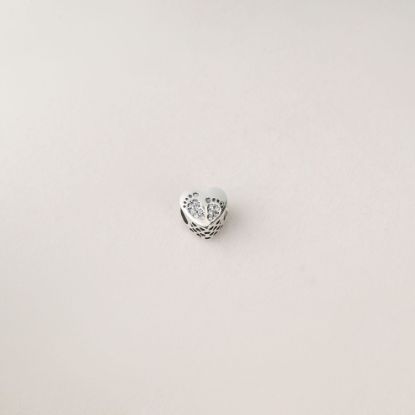 صورة charm فضة 925 على شكل قدم طفل