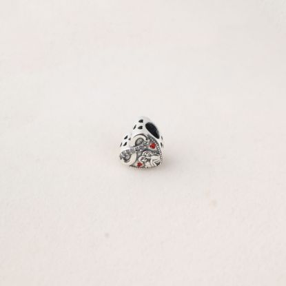 صورة charm فضة 925 على شكل انفينيتي و قلب