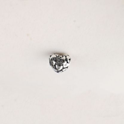 صورة charm فضة 925 على شكل قلب