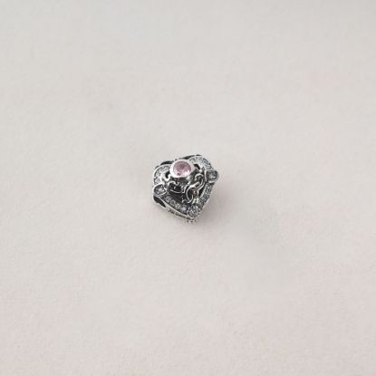 صورة charm فضة 925 على شكل قلب