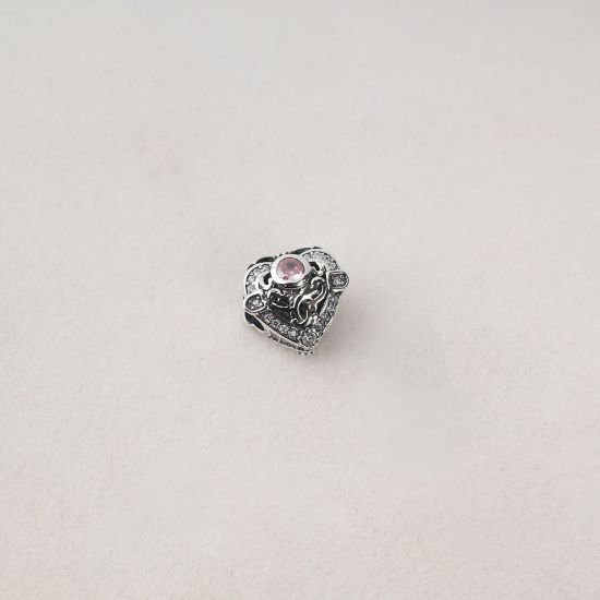 صورة charm فضة 925 على شكل قلب