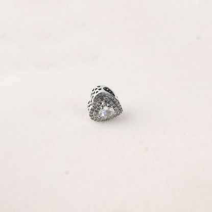 صورة charm فضة 925 على شكل قلب